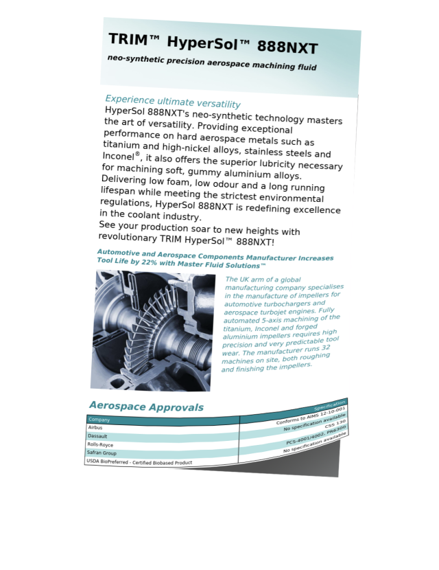 Datablad TRIM® HyperSol™ 888NXT